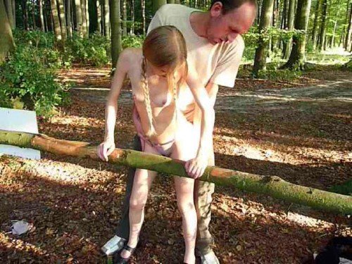 Ariella - Small slut taken to the forest and brutally fuck (2013/HD)