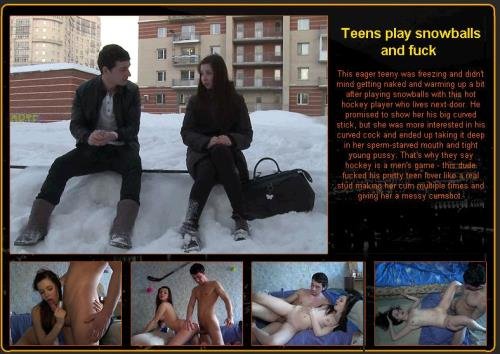 Abbey, Jose - Teens play snowballs and fuck (2011/FullHD)